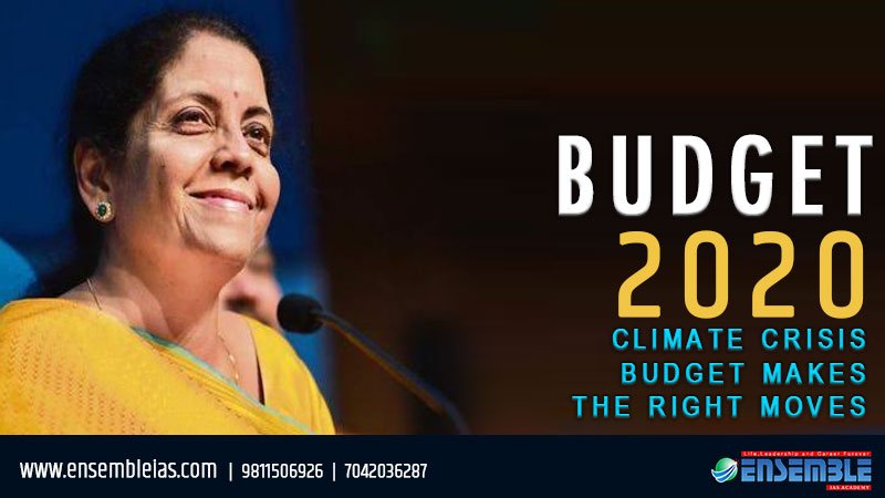 Climate crisis: Budget