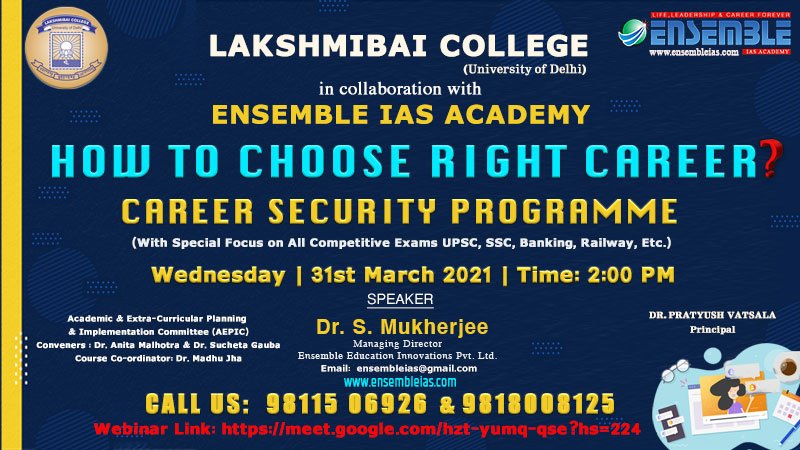Lakshmibai College_Webinar
