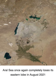 Aral Sea Drying 2021