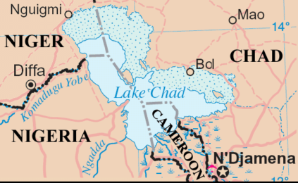 Drying Chand Lakes Nigeria