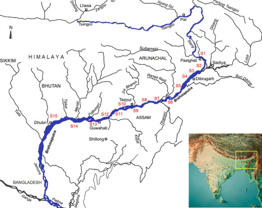 Brahmaputra Drainage System | Rivers Of India - ENSEMBLE IAS ACADEMY